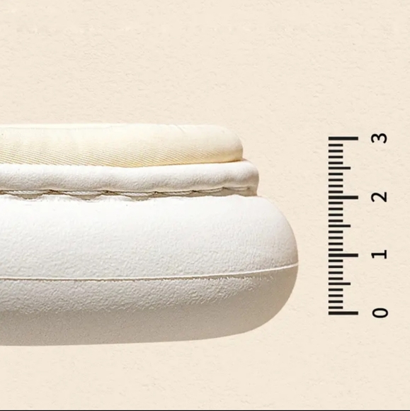 NWT BEAUTIFUL! Pair of Women's Ruched Vamp Platform Slides! Thick Soft Bottom!! - Picture 5 of 13